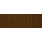 marron | Sangle anse de sac bandoulière 3,8cm, coton & polyéthylène, chamois