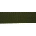 olijfgroen | Katoenen tassenband uni olijfgroen 38 mm