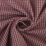 bordeaux | Baumwoll-Karo Zefir 0,25 cm bordeaux