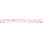 rose | Ruban dentelle crochetée en coton, 12 mm, rose clair