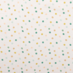 vert | Tissu double gaze de coton Color Dots, vert