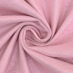 roze | Katoenen mousseline double gauze glitter, roze