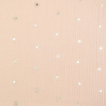abrikooskleurig | Katoenen mousseline double gauze Shining Sun, apricot
