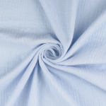 babyblau | Baumwoll Musselin Uni, babyblau