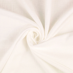 gebroken wit | Katoenen mousseline double gauze uni, gebroken wit