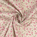 beige | Katoenen stof Autumn Dream, beige