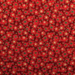 dark red | Cotton poplin Christmas Stars, dark red