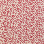 naturel | Tissu coton popeline Cottage Roses, naturel, rouge