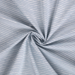 lichtblauw | Katoen popeline mini stripes, lichtblauw