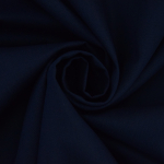 donkerblauw | Popeline katoen marineblauw