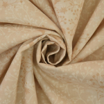 vanille | Tissu coton popeline fleurs de tilleul, vanille