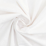 blanc | Tissu coton popeline Fleurs de tilleul, blanc