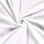 blanc | Tissu coton broderie Fleurs Little Flowers, blanc