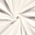 blanc cassé | Tissu coton broderie Fleurs Little Flowers, blanc cassé