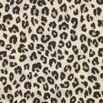 beige | Cotton Voile leopard, beige