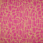 rose fuchsia | Tissu voile de coton Nerida Hansen Town, rose fuchsia