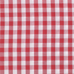 rot | Baumwoll Zefir Karo 17 mm, rot