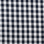 schwarz | Baumwoll Zefir Karo 17 mm, schwarz