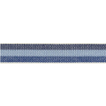 blau | Baumwoll Zierband Streifen 15 mm, blau