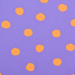 pourpre | Tissu jersey de coton à pois Big Dots, pourpre