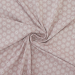 oud blauwpaars | Katoenjersey bloemenparasol, oud blauwpaars