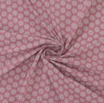 oudroze | Katoenjersey bloemenparasol, oudroze