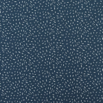 blauw | Katoenjersey confetti, blauw