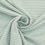 bleu pastel | Tissu jersey de coton à rayures Emma, bleu pastel