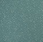 oudmint | Katoenjersey flying dots, oudmintgroen