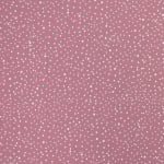 oudroze | Katoenjersey flying dots, oudroze