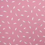 oudroze | Katoenen jersey flying feather, oudroze