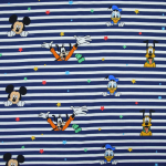 donkerblauw | Katoenjersey Mickey and Friends, donkerblauw