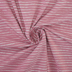 oudroze | Katoenjersey scratchy stripes, oudroze