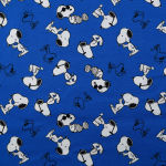 blau | Baumwolljersey Snoopy, blau