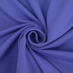middenblauw | Katoenjersey uni, helderblauw