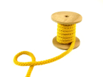 jaune moutarde | Cordon de serrage coton 8mm/ cordon sweat, jaune moutarde
