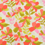 blanc cassé | Tissu satin de coton Nerida Hansen Cloverdale, blanc cassé