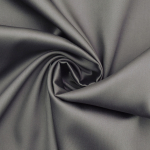 grau | Baumwollsatin Uni, grau