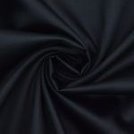 noir | Tissu satin de coton uni, noir
