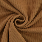 camel | Baumwollwaffeljersey  uni, camel