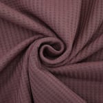 malve | Baumwollwaffeljersey  uni, malve