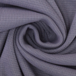 lilas | Tissu jersey coton gaufré Lilli, lilas