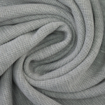 gris clair | Tissu jersey coton gaufré Lilli, gris clair