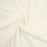 blanc cassé | Tissu jersey coton gaufré Mini, blanc cassé