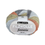 gris | Pelote de laine à feutrer laine vierge Fantasia BellaLana, 100gr, gris