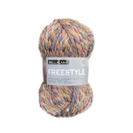 baie-multicolore | Pelote de laine & polyacrylique BellaLana Freestyle, 100g, baies-multicolore