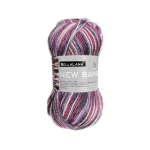 paars-wit | BellaLana Wolle New Bamboo 50gr., paars-wit