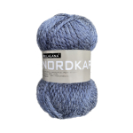 bleu | Pelote de laine & polyacrylique BellaLana Nordkap 100g, bleu