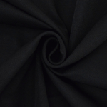 noir | Tissu viscose bengaline, noir