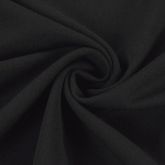 zwart | Gabardine Bi-elastisch, zwart